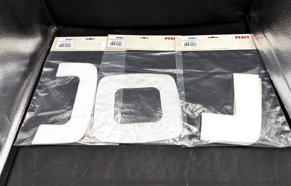 3 PFAFF Hoop Magic 225 x140/ 120x115 & 80x80 Sticky Embroidery Stabilizer SKU#7